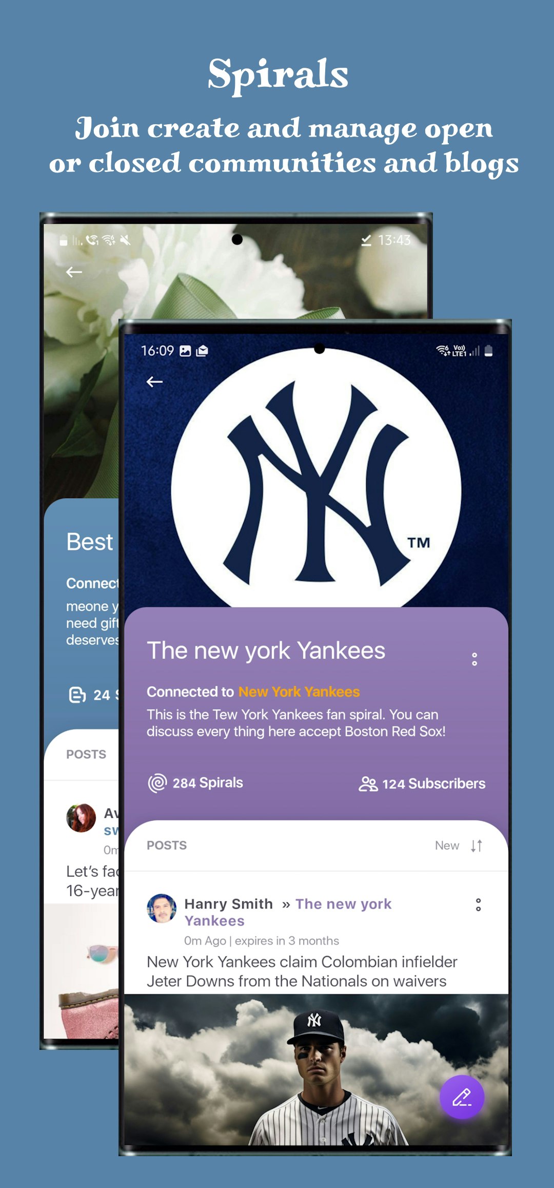 Spiral Social - New social network app inspired by Wikipedia topics media 6