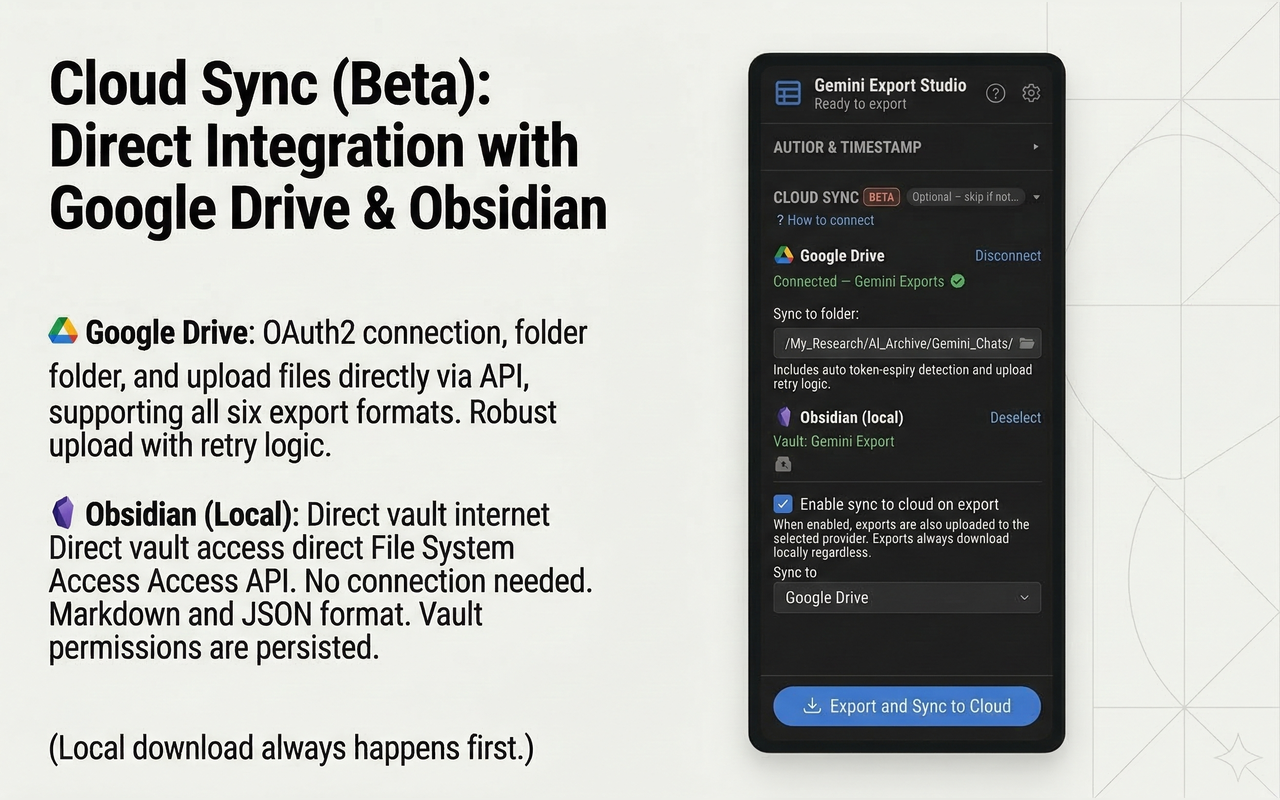 Gemini Export Studio gallery image