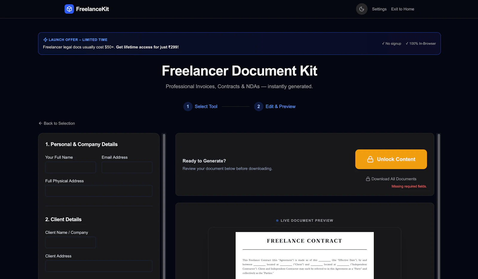 FreelanceKit screenshot 3