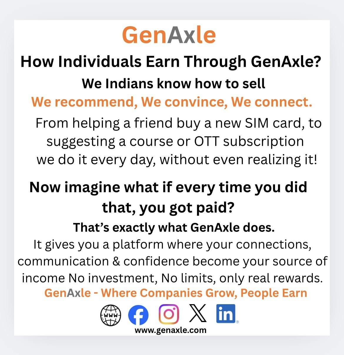 GenAxle - Screenshot 5 showing product features and functionality