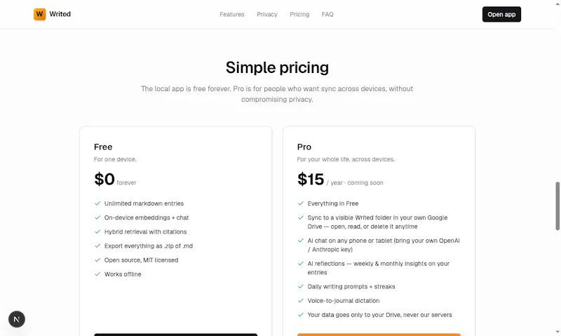 Writed screenshot 4