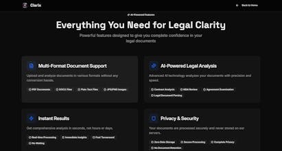 Clarix - Al Document Analyzer gallery image