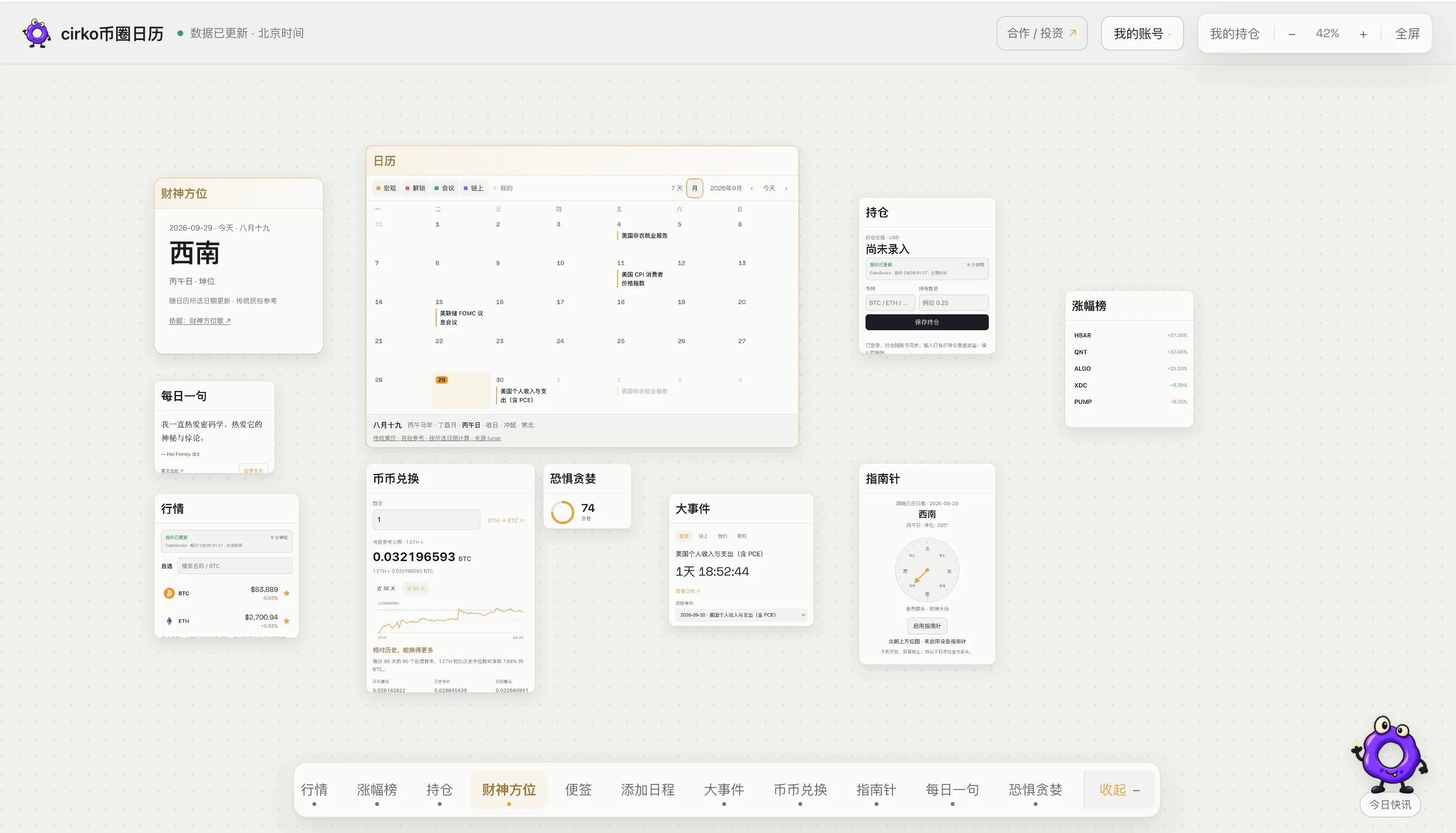 Cirko Crypto Calendar gallery image