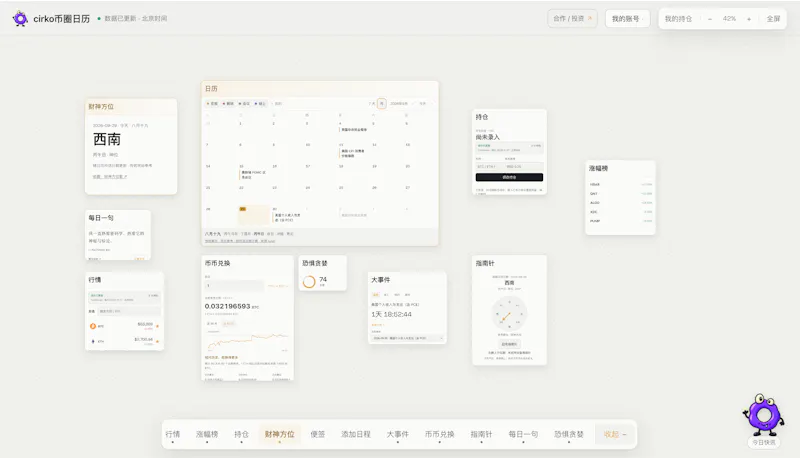 Cirko Crypto Calendar screenshot 2