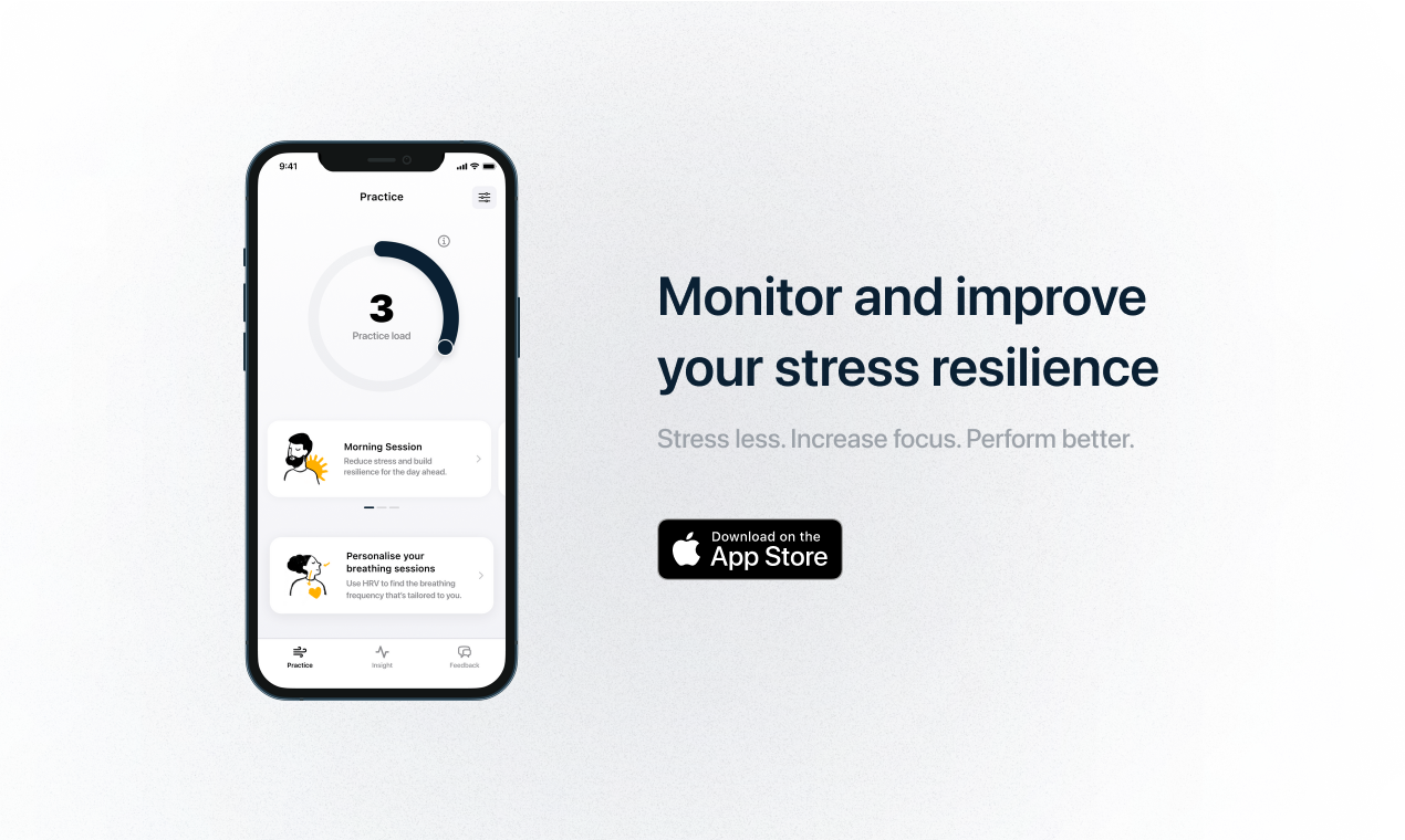 startuptile Resonance-Monitor and improve your stress resilience with HRV & Breath