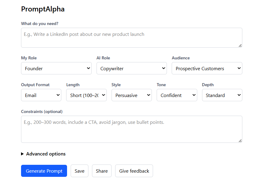 PromptAlpha gallery image
