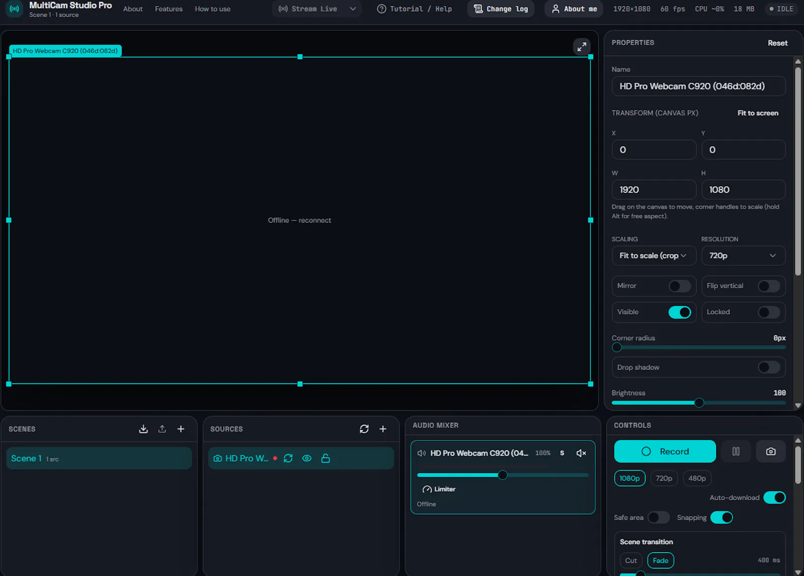 MultiCam Pro screenshot 2