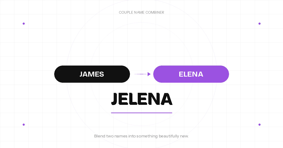 Couple Name Combiner 대표 미리보기