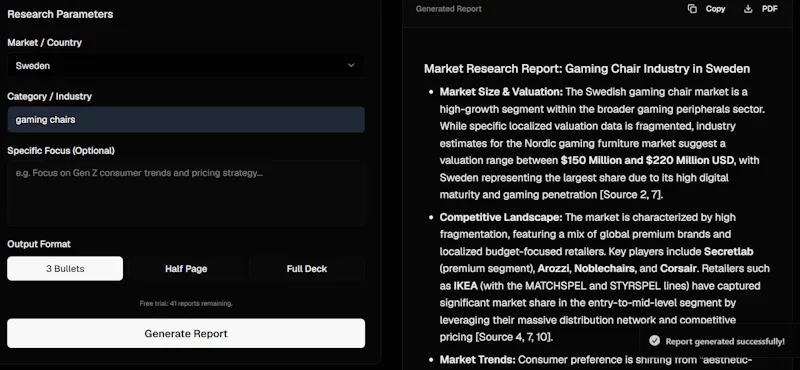 OhYesReport screenshot 3