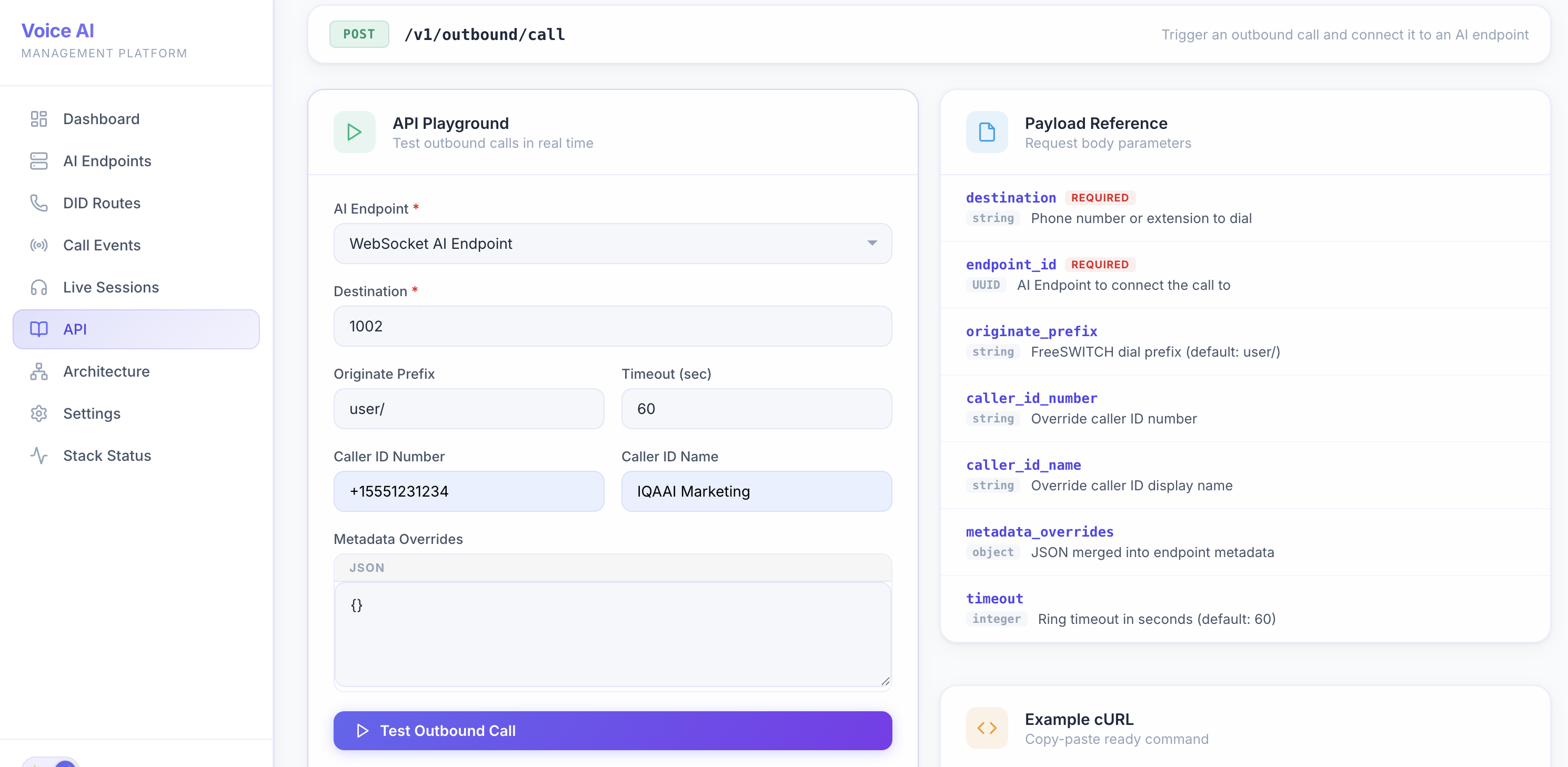 Telephony Voice AI Platform gallery image