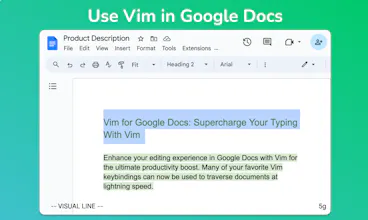 Vim for Google Docs gallery image