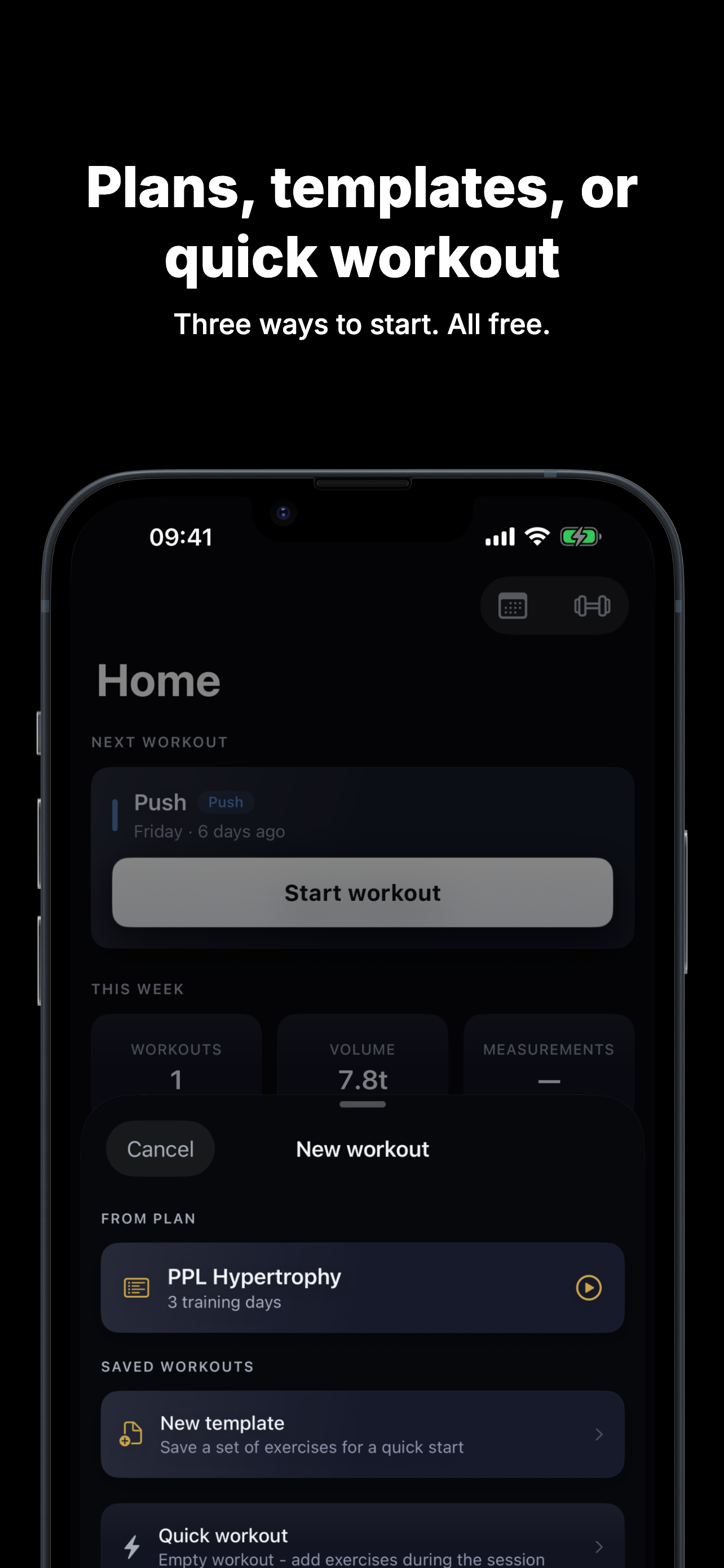 Pully - Gym Log & Tracker gallery image