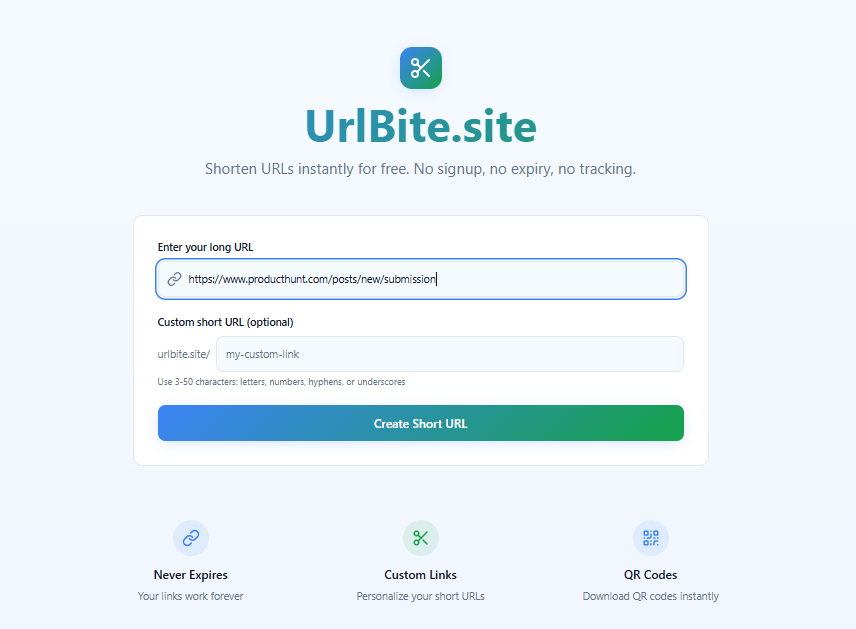 UrlBite.site → Free URL Shortener  gallery image