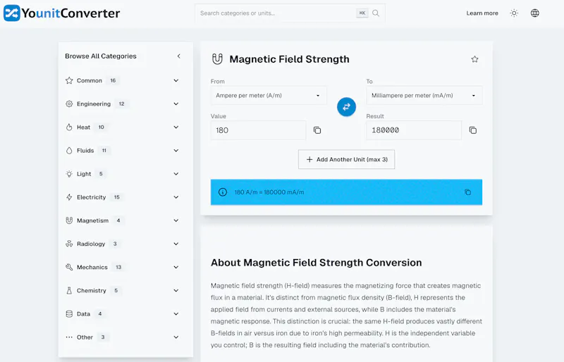 YounitConverter screenshot 2