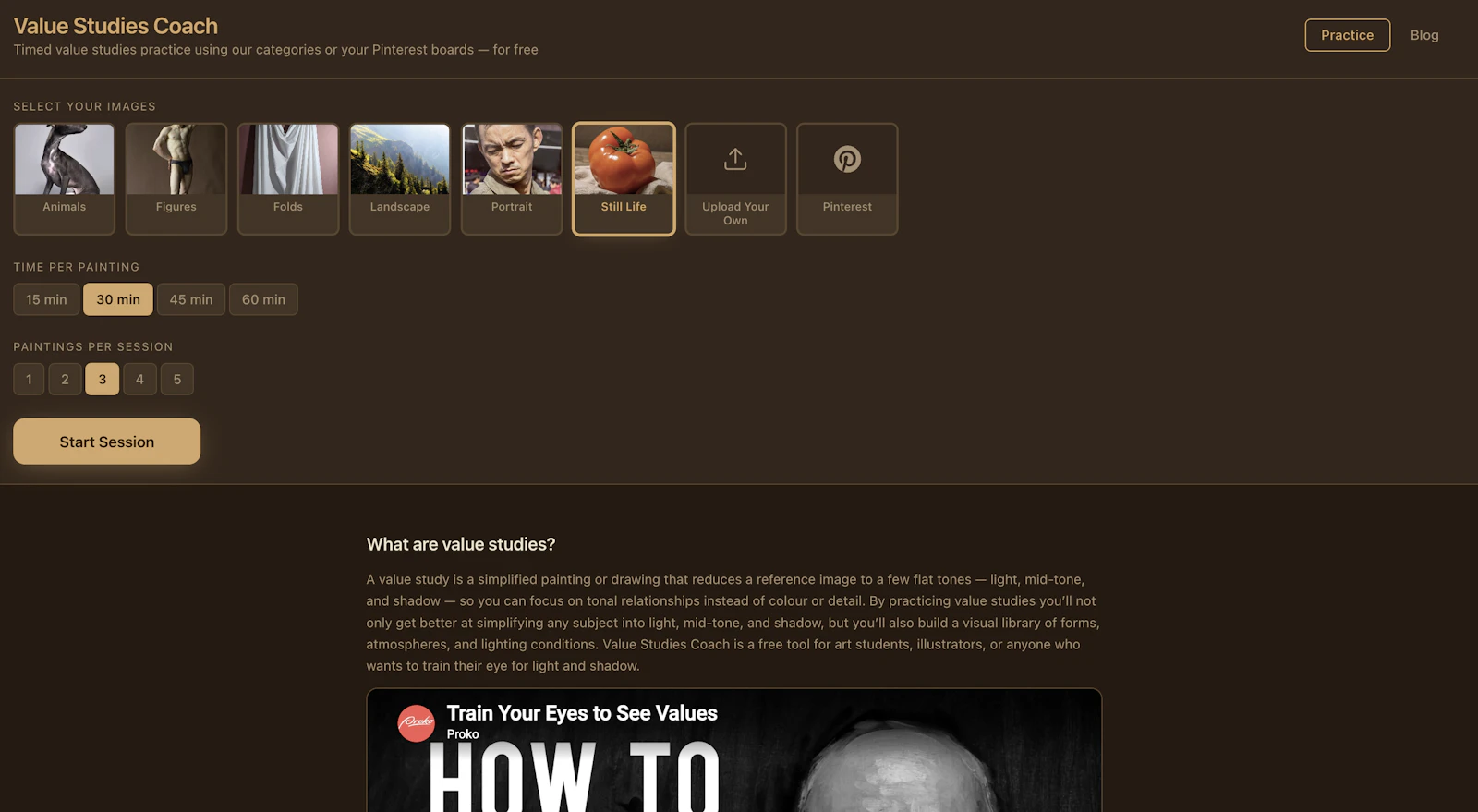 Value Studies Coach screenshot 2