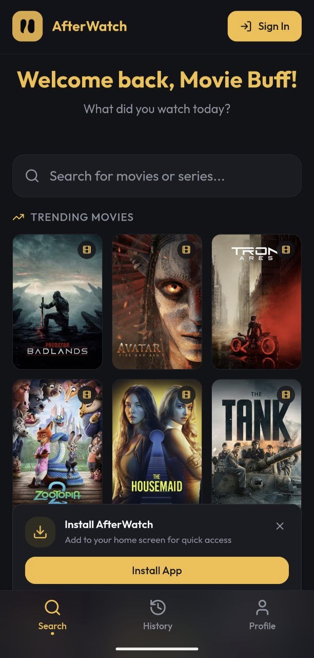 AfterWatch gallery image