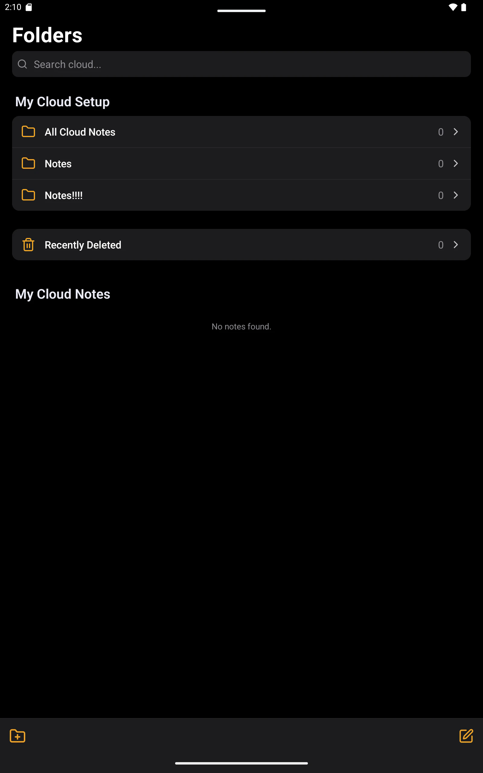 Notes screenshot 2