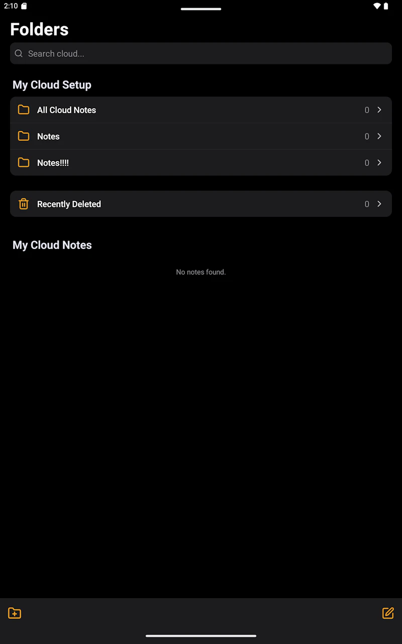 Notes screenshot 2