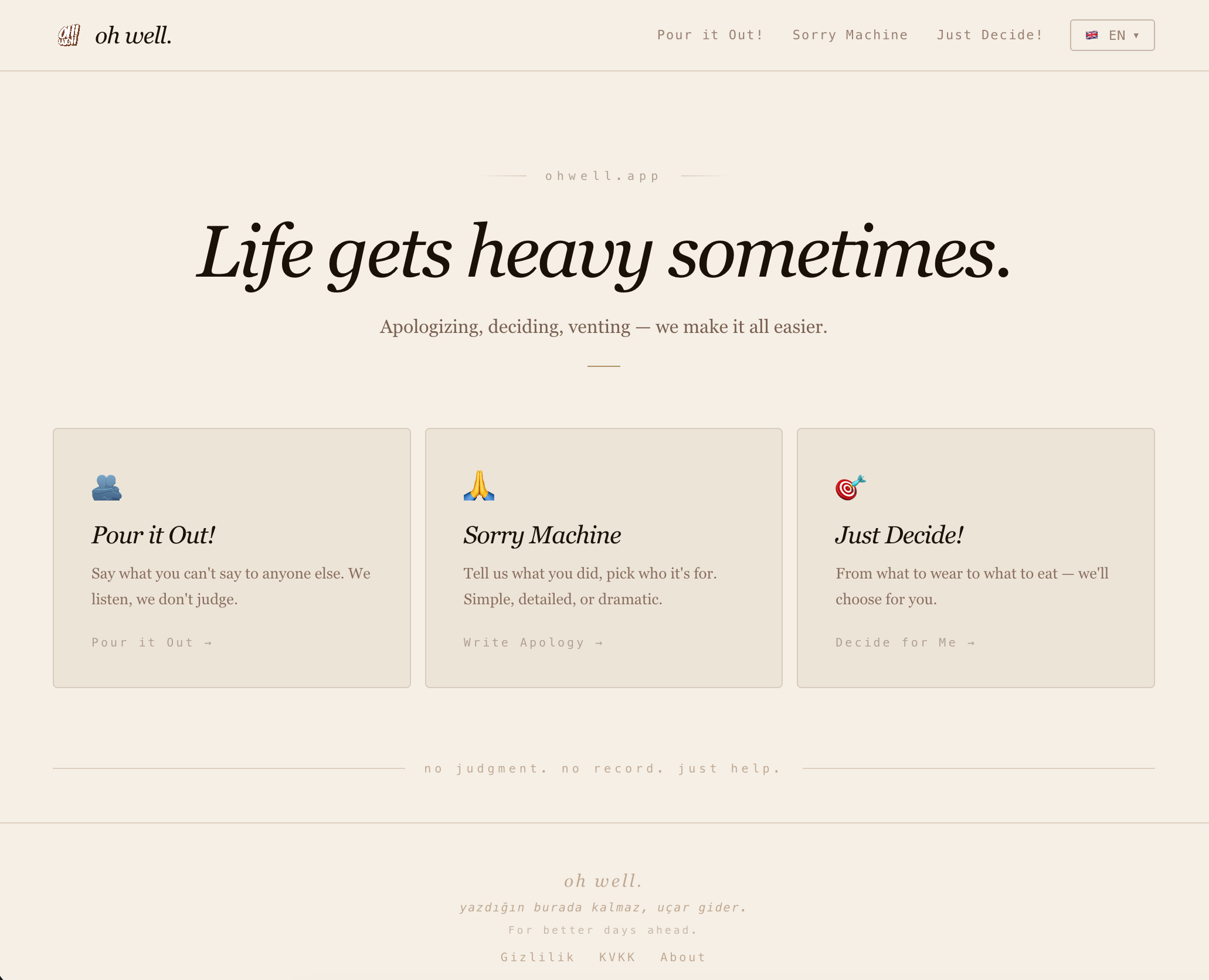 oh well. — We make life easier. gallery image