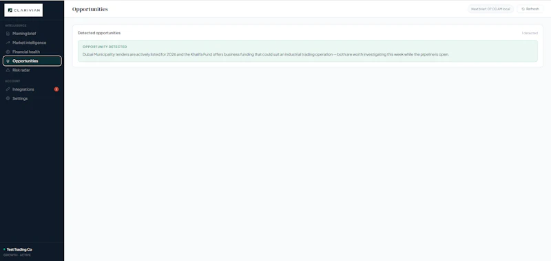 Clarivian screenshot 2