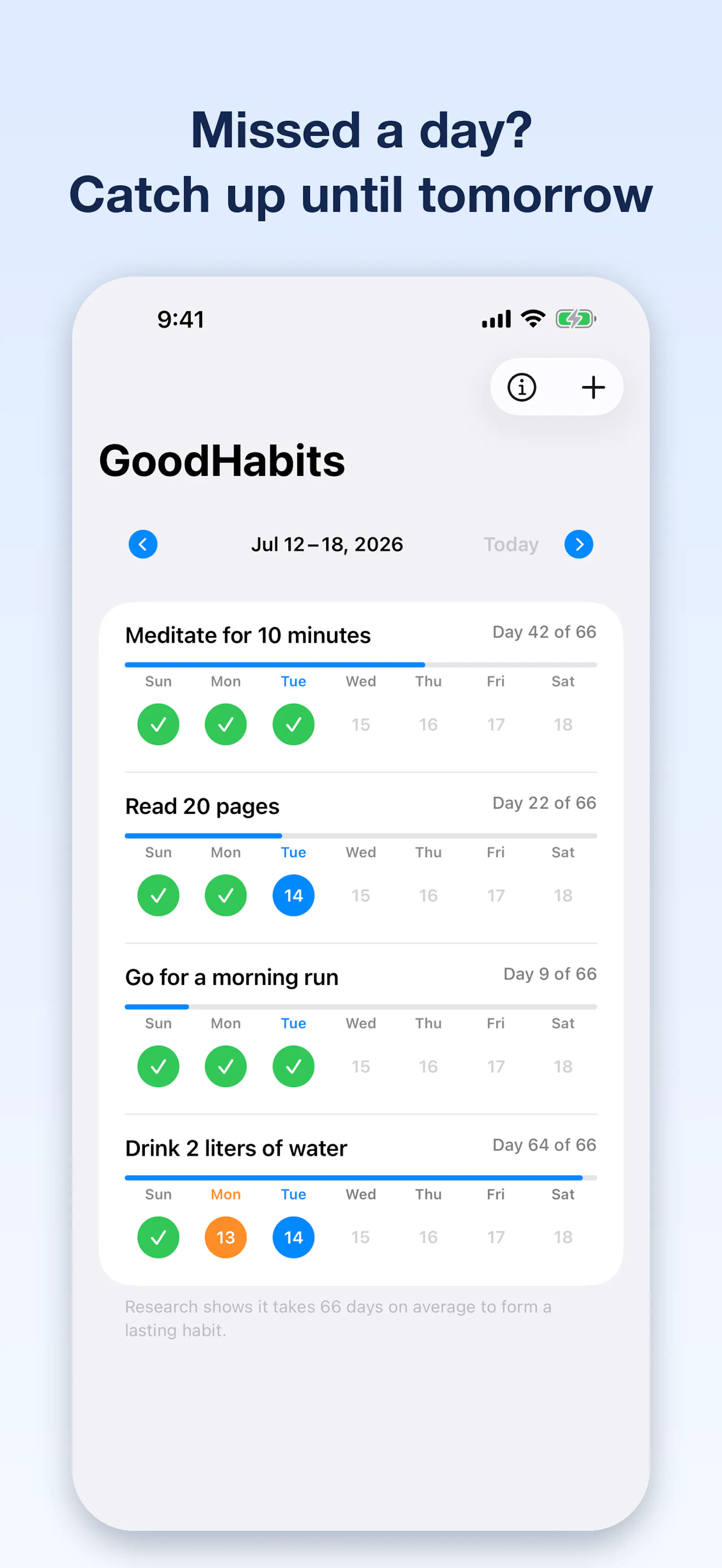 GoodHabits 3.0 screenshot 2