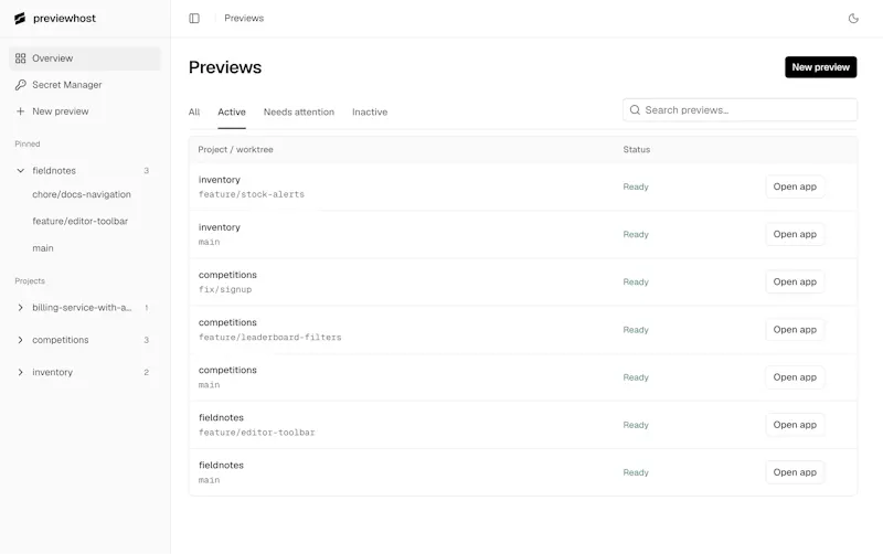 Previewhost screenshot 3