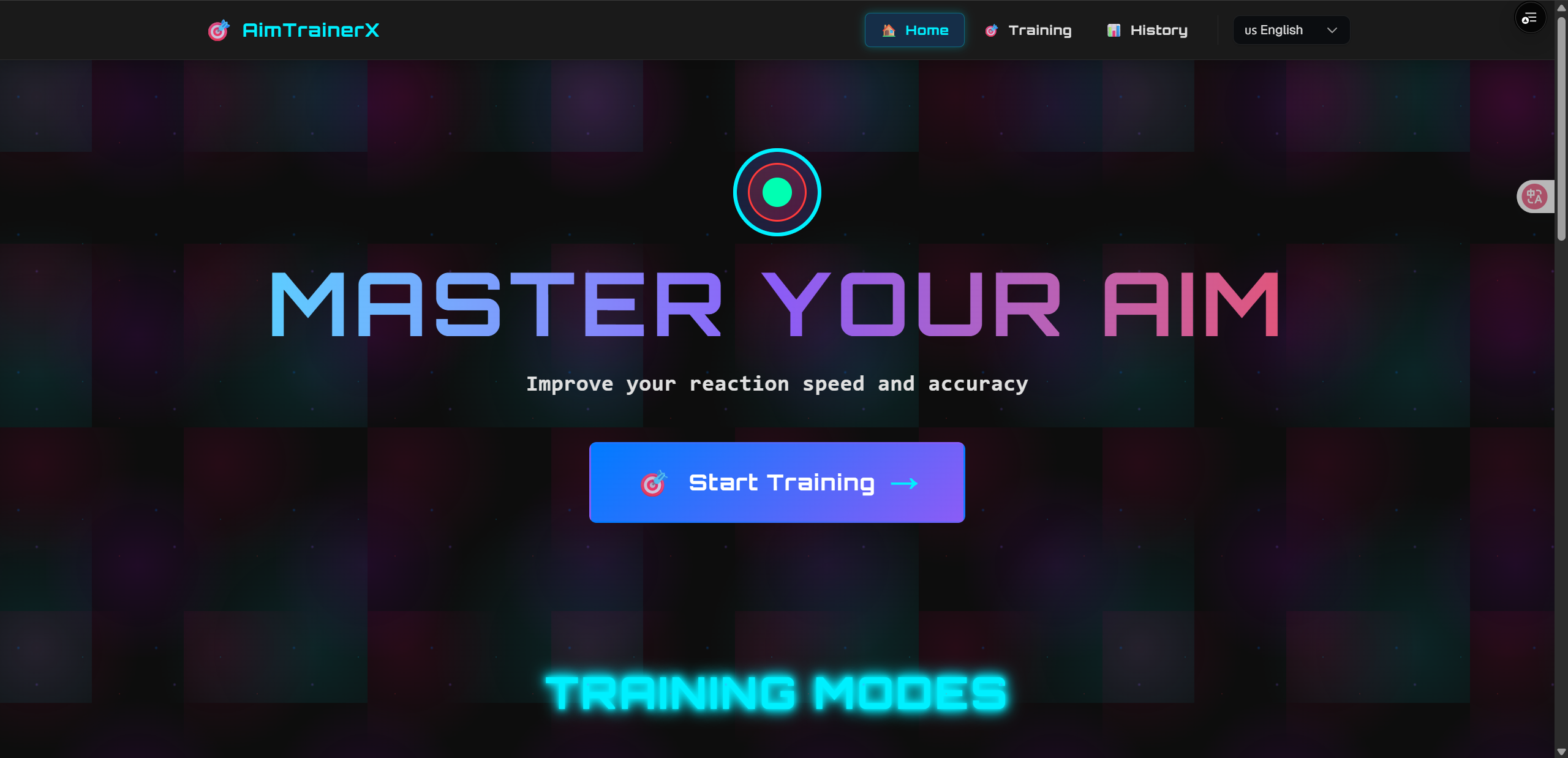 AIMTRAINERX - FPS AIM 트레이너 - FPS AIM Trainer Online과 같은 AIMLABS와 같은 기술을 연마하십시오 미디어 1