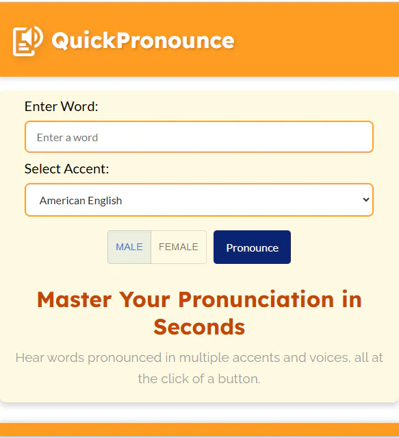 QuickPronounce gallery image