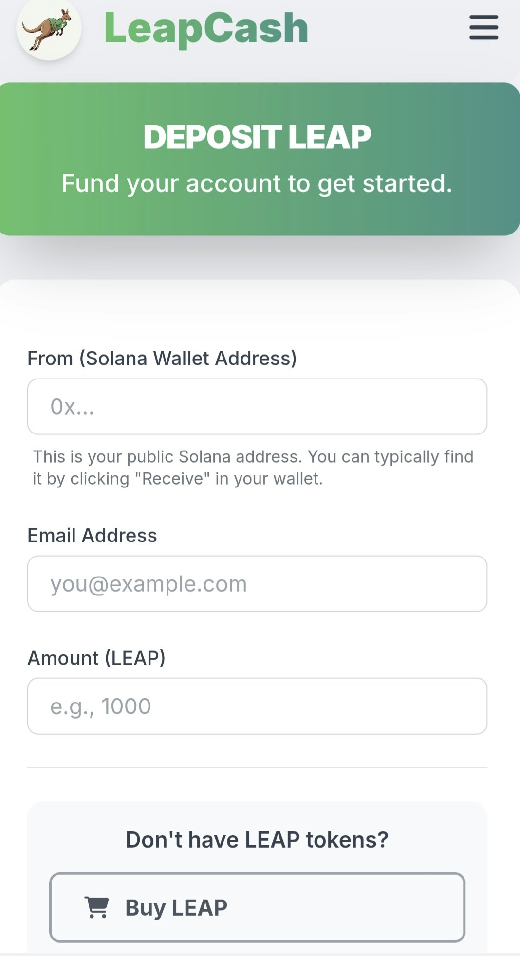 LeapCash - Screenshot 4 showing product features and functionality