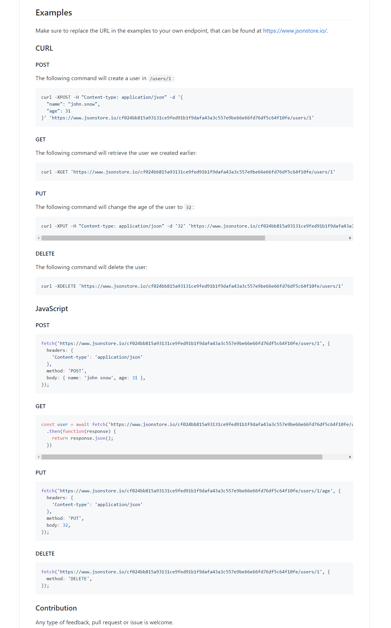 jsonstore.io gallery image