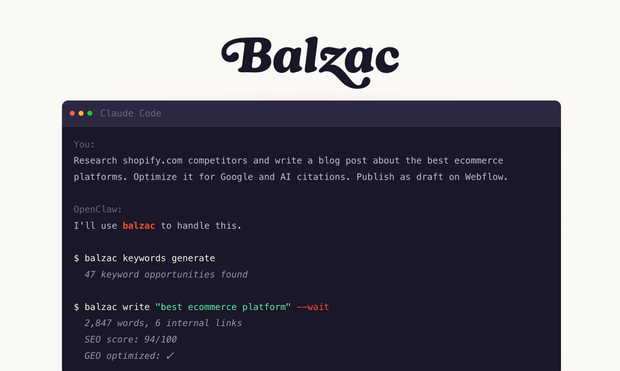 Balzac screenshot 2