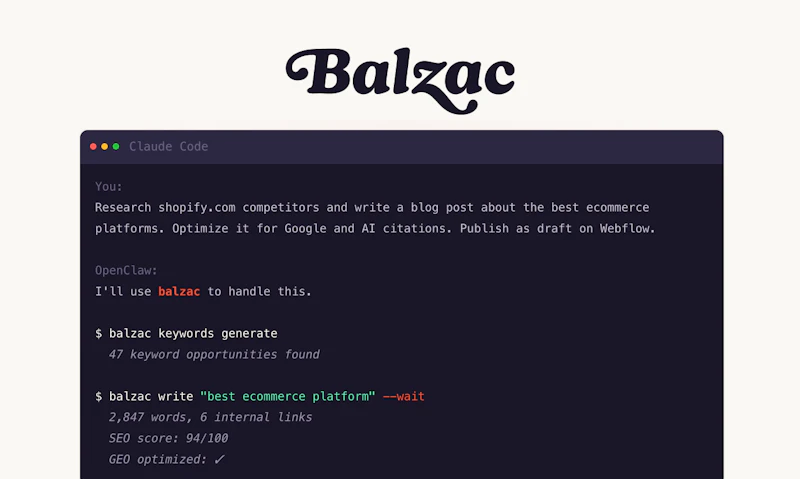 Balzac screenshot 3