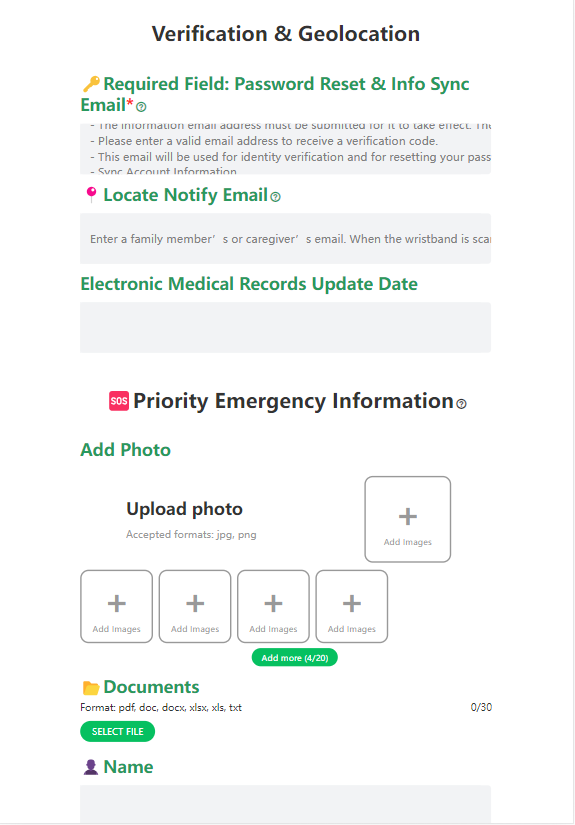 QR Medical ID Bracelet Program gallery image