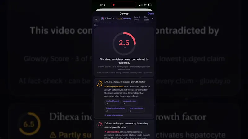 Glowby screenshot 1 (video preview)
