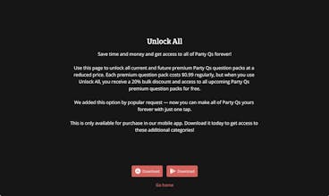 Party Qs - Web App gallery image