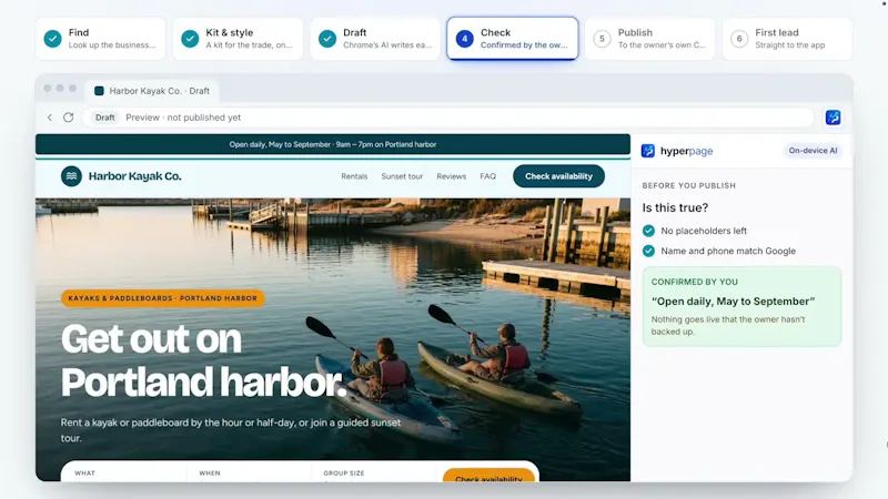 Hyperpage screenshot 1 (video preview)