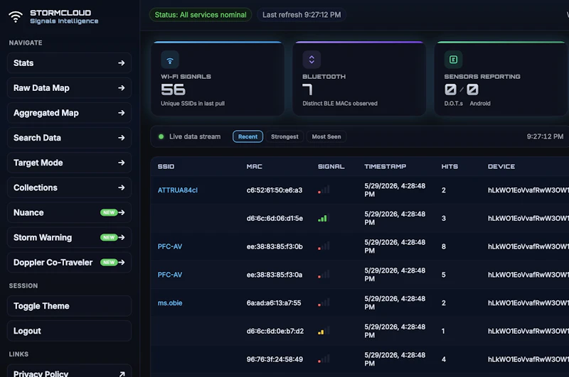 StormCloud • Signals Intelligence screenshot 3