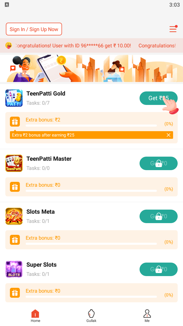 Aplicación de agente de efectivo de Taurus media 3