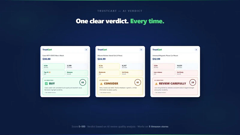 TrustCart screenshot 1 (video preview)