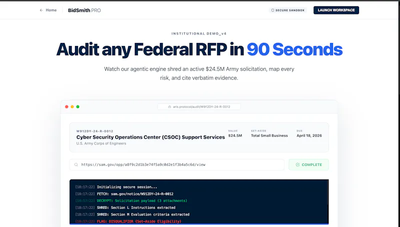 BidSmith screenshot 2