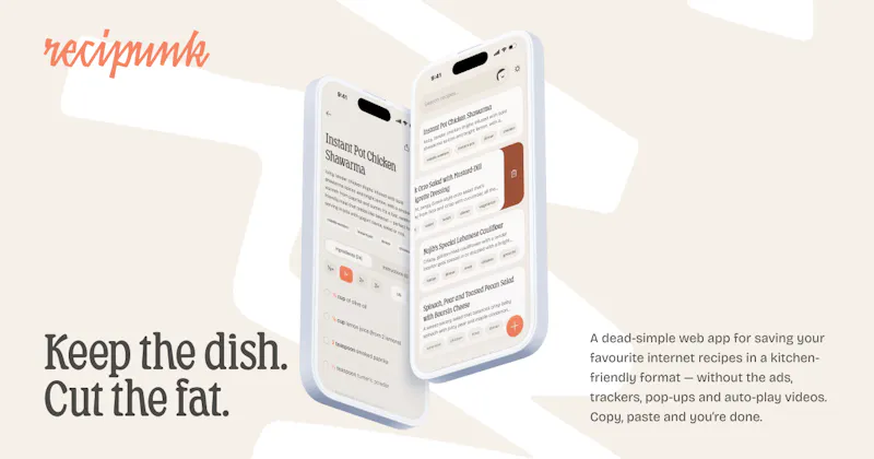 Recipunk screenshot 1