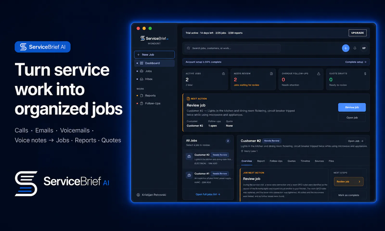 ServiceBrief AI screenshot 3
