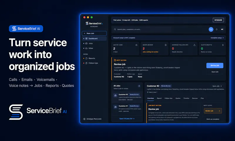 ServiceBrief AI screenshot 3
