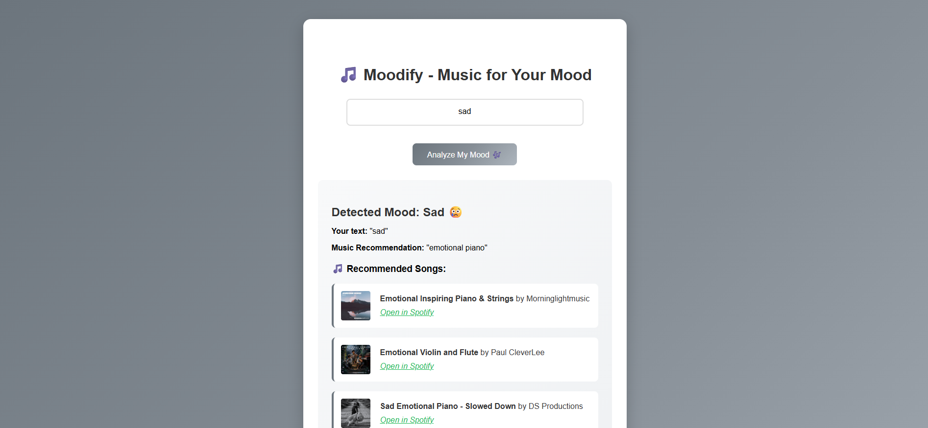 Moodify - Screenshot 3 preview