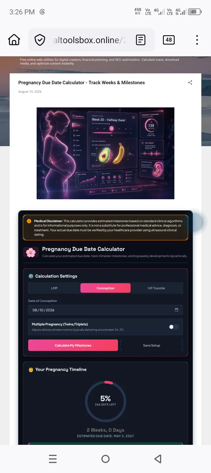 Pregnancy Due Date Calculator gallery image