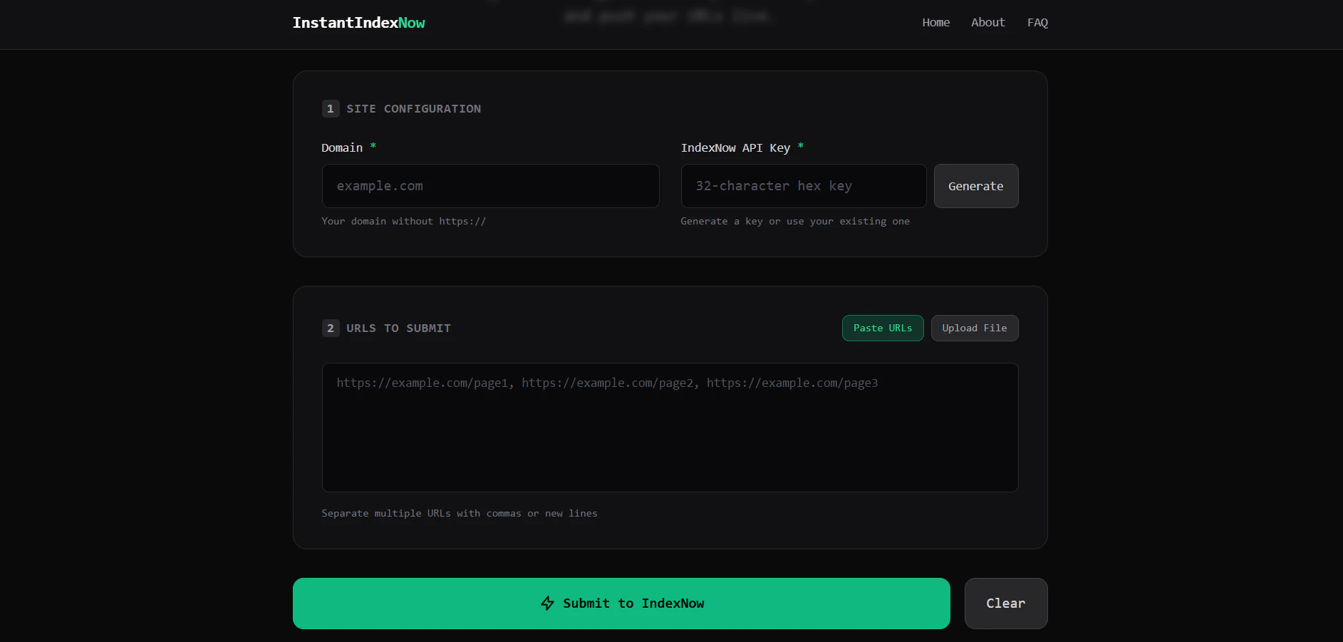 InstantIndexNow 대표 미리보기