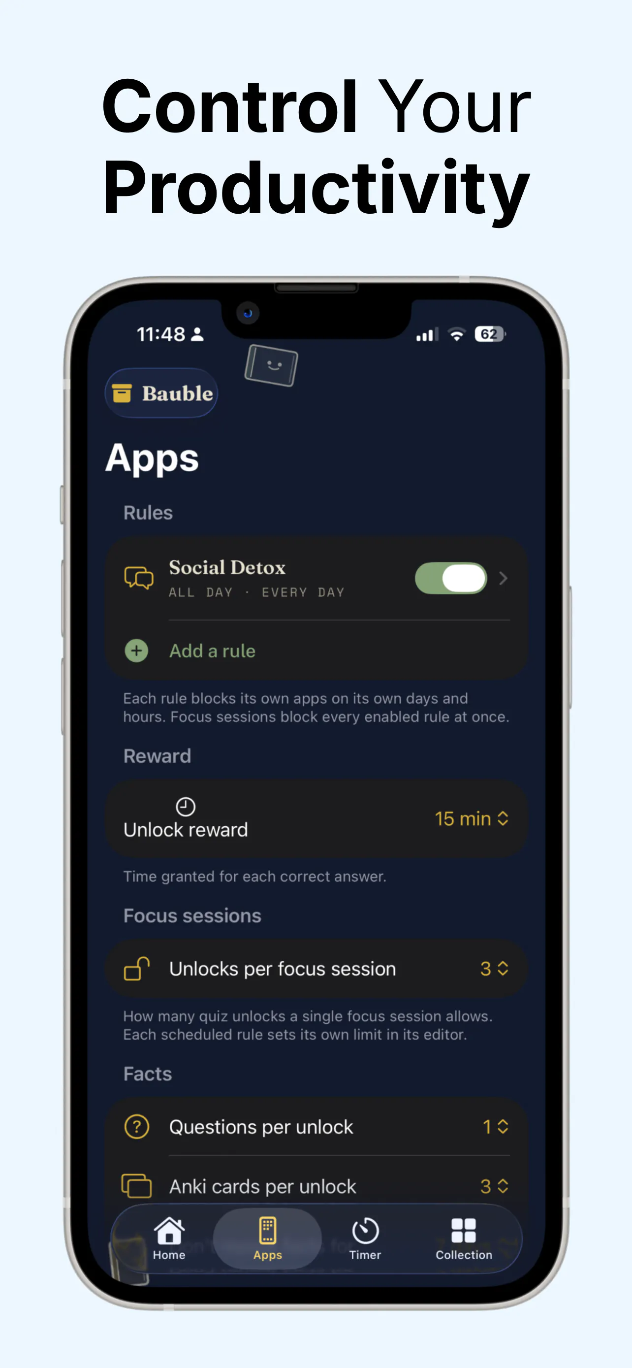 Bauble — Learn facts, earn screen time gallery image