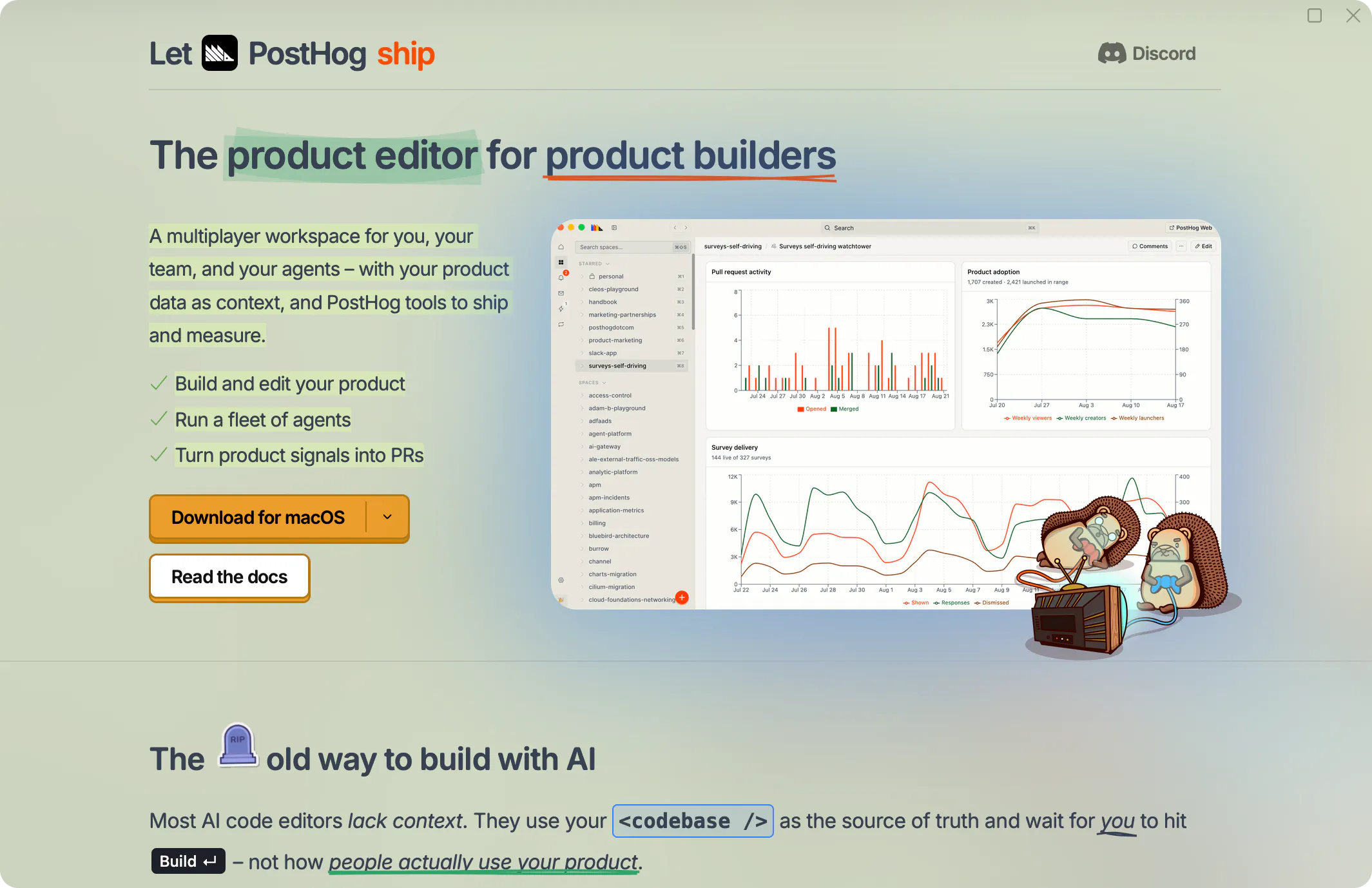 PostHog Desktop gallery image