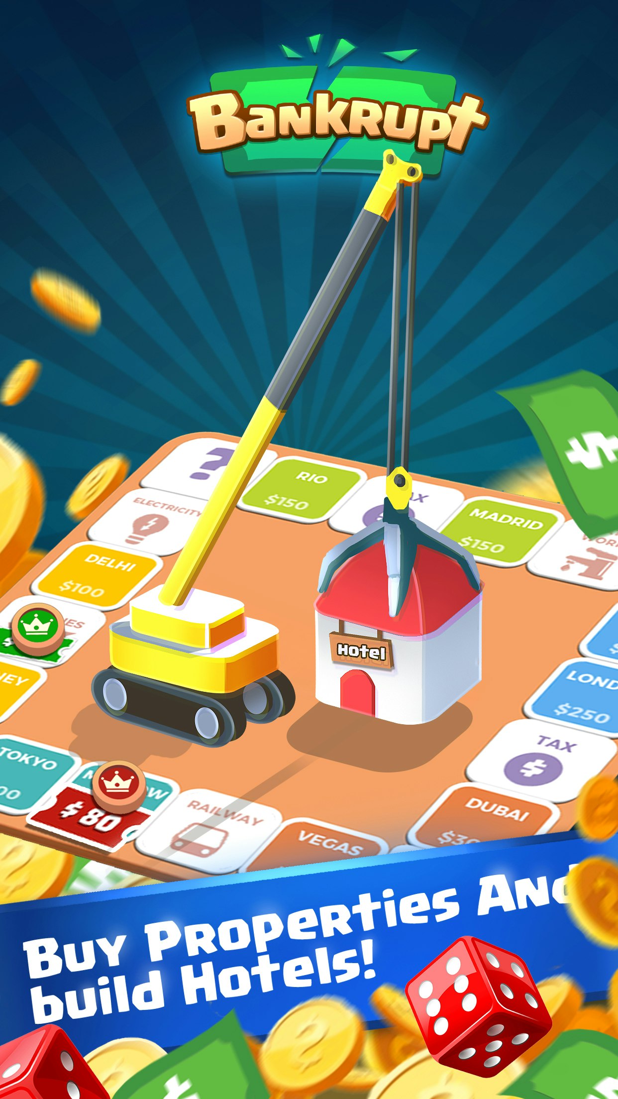 Bankrupt: Classic Monopoly style android game gallery image