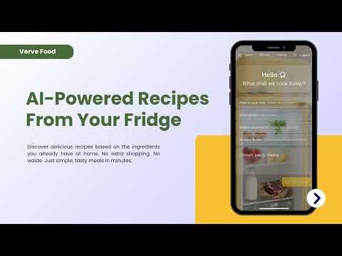 Verve Food - AI Recipe Generator gallery image
